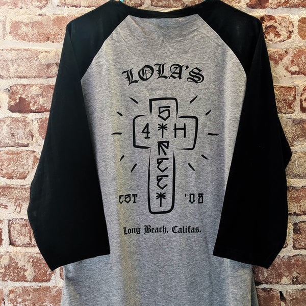 4th St. OG's Dogtown 3/4 sleeve Baseball Tee
