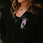 Lolas La Virgen Zip Up Hoodie