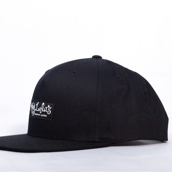 Lola's Classic Pinch Front Structured Black Hat