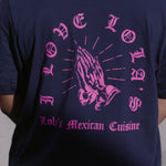 Pray for Me Navy Hot Pink Tee