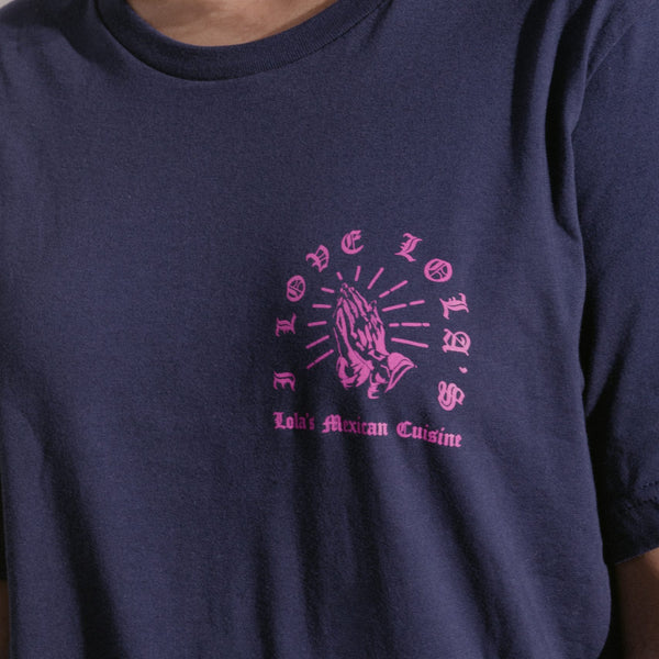 Pray for Me Navy Hot Pink Tee