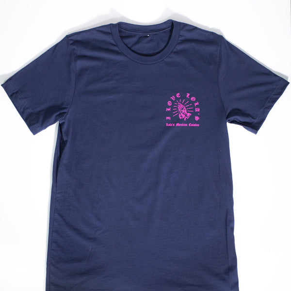 Pray for Me Navy Hot Pink Tee