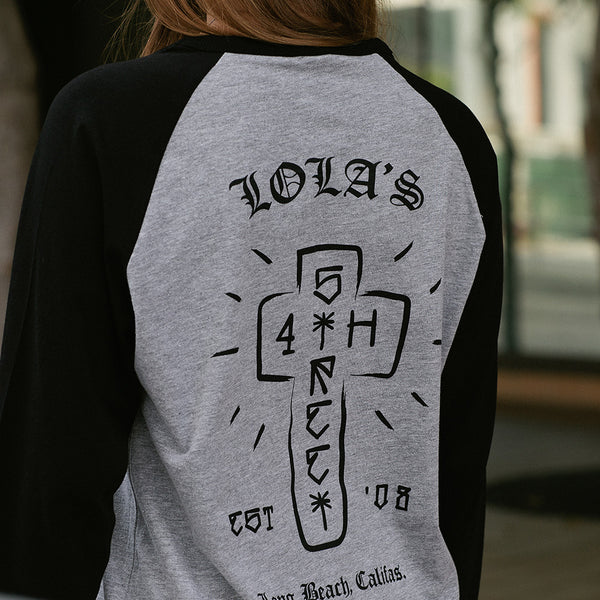 4th St. OG's Dogtown 3/4 sleeve Baseball Tee