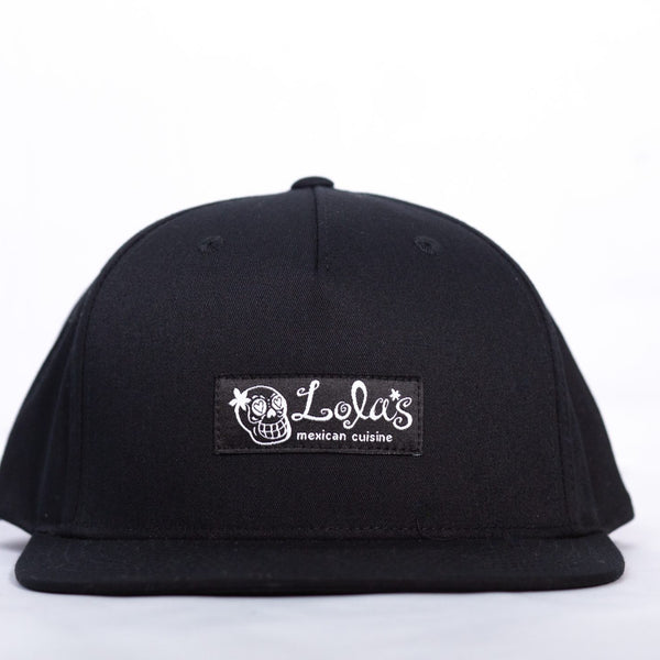 Lola's Classic Pinch Front Structured Black Hat